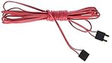 Bachmann Trains Snap-Fit E-Z Track 10 feet Power Extension Wire - Red