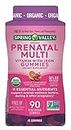 Spring Valley Organic Prenatal Multi Vitamin with Iron, Grapefruit & Pomegranate, 90 Gummies