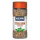 Keya Italian Seasoning, All Natural & Healthy Italian Spice Blend for Pizza, Pasta| Glass Bottle | Premium Herbs and Spices 35gm