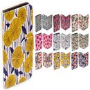 For Nokia Series - Floral Pattern Print Theme Wallet Mobile Phone Case Cover #1