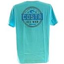 Costa Del Mar Prado Camiseta, Caribe, M Unisex Adulto