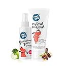 Captain Zack Combo | Scent’sationally Yours Perfume/Cologne/Deodorant/Smell Remover Spray 100 ml + My Coat Can Gloat Leave-In-Conditioner100 g for Dogs & Cats | Pack of 2|