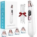 Blackhead Remover Pore Vacuum, Black Head Remover for Face Acne Comedone Whitehead Extractor Kit with 3 Suction Power 4 Probes Pore Cleaner Blackhead Remover Tool