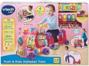 VTech Push & Ride Alphabet Train - Educational Ride-on Train for Kids - Pink