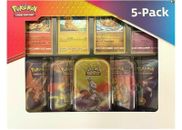 Brand New RARE Sealed Pokemon Kanto Power 5 Pack Mini Tins Costco Exclusive