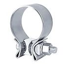 EVIL ENERGY Exhaust Clamp,Narrow Band Muffler Clamp Stainless Steel (2.5 Inch)