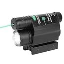ACEXIER Arme Tactique Pistolet lumière LED Lampe de Poche Vert/Rouge Point Vue Laser avec télécommande Airsoft Pistolet Pistolet lumière pour Rail 11/20mm