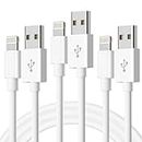IDISON iPhone Charger 3 Pack 6FT,[MFi Certified] USB to iPhone Cable Long iPhone Charger Fast Charging Cord Compatible with iPhone 14 13 12 11 Pro Max XR XS X 8 7 6 Plus SE and More