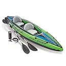 Intex Inflatable Challenger K2 Kayak Boat, Multi Color
