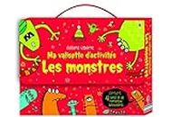 Ma valisette d'activités - Les monstres: Les monstres : livre de coloriage ; Activités avec les monstres ; Les monstres ; Autocollants de monstres