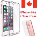 For iPhone 6S & iPhone 6 Case - Clear Thin Soft TPU Silicone Back Cover