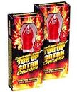(2/Pack) Flamethrower Candy Co Toe of Satan Lollipop Caroline Reaper Spicy Challenge