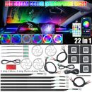 Colorful Car Ambient Lights Automobile Atmosphere Lamp Acrylic Light Guide Strip