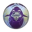 Icon Sports Fan Shop Officially Licensed Soccer Ball USL Louisville City FC, Team Color, Size 5