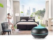 LED Aroma Aromatherapy Diffuser Ultrasonic Air Humidifier Purifier Remote Contro