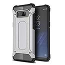 Vultic Armor Case for Samsung Galaxy S8 Plus, Heavy Duty [4 Corners Shockproof Protection] Bumper Cover (Grey)