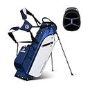 T WINSOLOGY Golf Stand Bag with 4 Way Top Dividers, Golf Stand Bags for Men, Golf Club Bag for Men & Women,Multiple Pockets, Lightweight & Durable Golf Bag