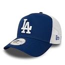 New Era Los Angeles Dodgers A Frame Adjustable Trucker Cap Clean