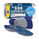 Dr. Scholl’s® Custom Fit® Orthotics 3/4 Length Inserts, CF 330, Customized for Your Foot & Arch, Immediate All-Day Pain Relief, Lower Back, Knee, Plantar Fascia, Heel, Insoles Fit Men & Womens Shoes