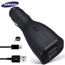 OEM Samsung Schnell Kfz Autoladegerät USB Typ C Kabel Galaxy S10 S9 S8+ Note 8 9