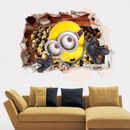 Minions face NON LICENSED Removable Wall Sticker Art Decal Kids Room Decor USA