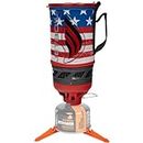 Jetboil Flash Camping and Backpacking Stove System, Portable Propane/Isobutane Burner with Cooking Cup for Outdoor Trips and Hiking, Patriotic
