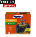 Hefty Strong Lawn & Leaf Trash Bags, 39 Gallon, 40 Count.....