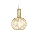 Design hanging lamp gold - Wire Whisk
