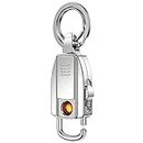 Electric USB Keychain Lighter Silver (Free 2 Tungsten Coil)