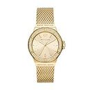 Michael Kors Lennox Analog Gold Dial Women's Watch-MK7335
