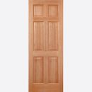  External Hardwood Colonial M&T 6P Solid Doors