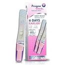 Pregna Check Accurate 6 Days Early Pregnancy Test Strips Kit |Quick Results, High Sensitivity, Easy Home Testing | Over 99% Accuracy | Women's Health | 2 Test Strips - Pack of 1