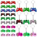 WanderGo 36 Pieces Keychains for Games, 9 Colors Video Games Mini Keychains, Retro Mini Keyrings for Kids, Keychains, Party Favors for Parties, Birthdays