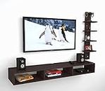 Anikaa Jadis Engineered Wood Wall Mount TV Unit/TV Stand/Wall Set Top Box Stand/TV Cabinet/TV Entertainment Unit (Wenge)(Ideal for Upto 55")(D.I.Y)