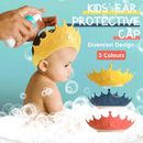 Adjustable Kids Baby Shower Cap Children Shampoo Bath Wash Hair Shield Visor Hat