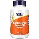Now Foods, Black Cumin Seed Oil (Aceite de Semilla de Comino Negro), 1.000mg, Dosis Alta, 60 Cápsulas blandas, Probado en Laboratorio, Sin Soja, Sin Gluten, No GMO