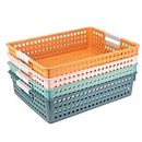 Storage Basket for Classroom Organization & Paper Tray Holds 4A Paper | Classroom Toy, Crayons, Handicrafts Storage, Library, Drawers, Office, Kitchen, Bathroom & etc (Pack of 1)