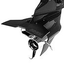 StingRay Hydrofoils - Classic 2 Junior Hydrofoil (Black) for 9.9-40 HP - Hydrofoil Stabilizer for Outboard/Sterndrive Motors - Made in The USA