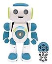 Lexibook ROB20FR Junior Robot intelligent qui lit les pensées, jouet pour enfants, danse, joue de la musique, quiz, animaux, karaoké programmable, STEM, bleu/vert, (version française)