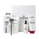 CREMO - Skin Care Gift Set For Men - Face Wash, Razor, Shave Cream, Moisturiser