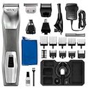 Wahl Chromium 11-in-1 Multigroomer, Eyebrow Cutting Ability, Beard Trimmers Men, Body Trimmers, Men’s Beard Trimmer, Stubble Trimming, Body Shaving, Face Grooming, Fully Washable, Male Grooming Set