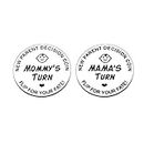 Funny Decision Coin for Lesbian Parents New Mom Gifts Double-Sided for Gay Women LGBTQ Family Two Moms Gifts for First Time Mom Mama Mommy to Be Same-Sex Parents Mothers Day Baby Shower Parenting Gift