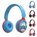 Kids Wireless Headphones Mickey Mouse Headset Super-Heroe Bluetooth Earphone