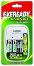 Eveready Value Charger, 1 Count, Battery - 2AA Batteries Included