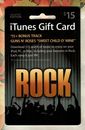 ITUNES Rock Music ( 2006 ) Gift Card ( $0 - NO VALUE )