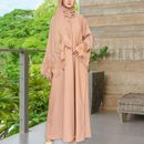 Muslimische Robe Kleidung Zubehör Kapuze Abaya Kleid für Outdoor Frauen Damen