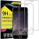 4youquality [2-Pack iPhone 8 Plus 7 Plus Screen Protector, Premium Tempered Glass Film [LifetimeSupport][Scratch-Resistant][Anti-Shatter] Screen Protector For Apple iPhone 8 Plus and iPhone 7 Plus