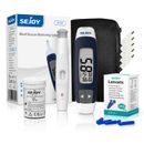 SEJOY 50 Blood Sugar Glucose Monitor Kit Diabete Test 50 PCS Test Strip Lancet
