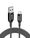 Anker iPhone Charger Cable, Powerline+ III Lightning to USB A Cable, (6ft MFi Certified), USB Charging/Sync Lightning Cord Compatible with iPhone 11 / XS MAX/XR/X / 8/7 / AirPods, iPad and More