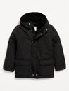 Old Navy Full Zip-Front Water-Resistant Jacket for Boys Size XXL Black ~ New